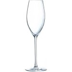 Verre a fl�te - luminarc - grand chais - lot de 4 - 24 cl - transparent - compatible lave - vaisselle ...