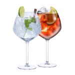 Verre gin tonic alpina lot de 4 grands verres a cocktail - adapts au verre ballon cocktail et aux cocktails ...