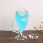 Verre transparent résistant a la chaleur, pour le vin, le whisky, le jus, le lait, le thé, avec embout, ... Verre transparent résistant a la chaleur, pour le vin, le whisky, le jus, le lait, le thé, avec embout, ...