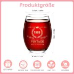 Verres a vin 1985 avec gravure, cadeaux d'anniversaire de 40 ans pour femmes, verre a vin 1985 pour cadeau ... Verres a vin 1985 avec gravure, cadeaux d'anniversaire de 40 ans pour femmes, verre a vin 1985 pour cadeau ...
