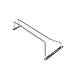 Verres a vin en acier inoxydable, rrang�e unique sous - meuble, etag�re a verres a pied, bar de cuisine ...