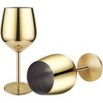 Verre a vin en acier inoxydable de qualit suprieure de 500 ml - idal pour l'extrieur, la piscine ...