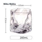 Verre a vin et a caf transparent en cristal, verre arc - en - ciel, pour whisky, vin, vodka, bar, club, ...