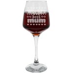 Verre a vin grav world's best mum - cadeau d'anniversaire pour maman - cadeau d'anniversaire pour maman ...