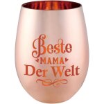 Verre a vin avec inscription en allemand  beste mama der welt  - cadeau pour maman pour la fte des ...