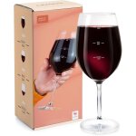 Verre a vin avec mesures pour good day / bad day / don't ask