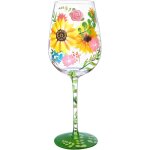 Verre a vin peint a la main fleurs aquarelle verre vin rouge 42cl cadeau personnalisé pour famille et ... Verre a vin peint a la main fleurs aquarelle verre vin rouge 42cl cadeau personnalisé pour famille et ...