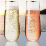 Verre a vin en plastique incassable, gobelet a vin rouge en l'horloge incassable, standard, rutilisable, ...