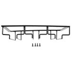 Verre a vin rack sous armoire pied porte - verre de rangement cintre en m�tal organisateur pour bar cuisine3 ...