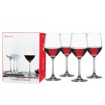Verres a vin rouge lot de 4, clair, sans plomb cristal verres pour la d�gustation du vin et de servir ...