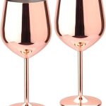 Verre a vin rouge en acier inoxydable, incassable, utilis pour le vin blanc / vin rouge.