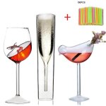 Verre a vin rouge pour cocktail et whisky, accessoire de bar, cr�atif, pour d�coration de f�te de mariage, ...