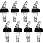 Promotion! verseur automatique de bouteille mesur�e 8 pi�ces, verseur de bouteille de bec avec queue ...