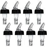 Verseur de bouteille mesuré automatique de 8 pièces, verseur de bouteille de bec avec la queue et le ... Verseur de bouteille mesuré automatique de 8 pièces, verseur de bouteille de bec avec la queue et le ...