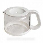 Verseuse blanche + couvercle pour cafetiere filtre seb