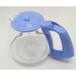 Verseuse + couvercle / bleu pour cafetieres filtre moulinex ms - 622542 fg111410 / 9q0 principio