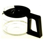 Verseuse avec couvercle noir pour cafeti�re krups