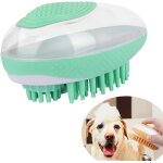 Vert - 1 brosse de bain pour chien, brosse de pour chien et chat, brosse de massage pour le bain des ...