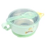 Vert - assiette chauffante en acier inoxydable, tasse d'isolation a injection d'eau chaude, vaisselle ...