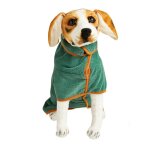 Vert taille s 1pc peignoir pour animaux de compagnie super absorbant, serviette de bain pour animaux ...