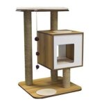 Vesper arbre a chat base noyer 605 x 56 x 815 cm