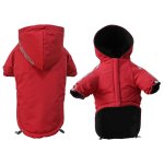 Veste a capuche en coton imperméable pour animaux de compagnie, manteau chaud, vêtements pour animaux ... Veste a capuche en coton imperméable pour animaux de compagnie, manteau chaud, vêtements pour animaux ...