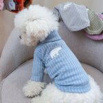 Veste a col roul pour chien, vtement chaud, automne, hiver, pour animal de compagnie, chiot, chat, ...