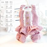 Veste en coton a quatre pattes pour chiens, sangle en velours côtelé, vêtements epais mignons, vêtements ... Veste en coton a quatre pattes pour chiens, sangle en velours côtelé, vêtements epais mignons, vêtements ...