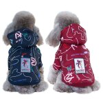 Veste d'hiver chaude pour chien, manteau pour chiot chat, v�tement d'ext�rieur, sweat a capuche pour ...