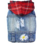 Vêtements pour animaux de compagnie, jeans pour chien, manteau en denim bleu cool jaet, gilets a revers ... Vêtements pour animaux de compagnie, jeans pour chien, manteau en denim bleu cool jaet, gilets a revers ...