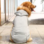 Vêtements chauds d'hiver pour chiens de compagnie, sweats a capuche doux, tenue pour chiens moyens et ... Vêtements chauds d'hiver pour chiens de compagnie, sweats a capuche doux, tenue pour chiens moyens et ...