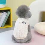 Vêtements doux et chauds pour animaux de compagnie, veste perforée, pull d'hiver, sourire, petits et ... Vêtements doux et chauds pour animaux de compagnie, veste perforée, pull d'hiver, sourire, petits et ...