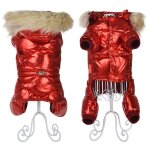 Vêtements d'hiver imperméables pour chiens et chats, combinaison a capuche avec col en fourrure, teckel, ... Vêtements d'hiver imperméables pour chiens et chats, combinaison a capuche avec col en fourrure, teckel, ...
