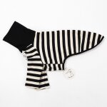 Vêtements a rayures noires et blanches pour animaux de compagnie, chemise pour chien, lévrier italien, ... Vêtements a rayures noires et blanches pour animaux de compagnie, chemise pour chien, lévrier italien, ...