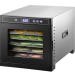 Vevor dshydrateur alimentaire machine dshydrater 6 plateaux inox fruits lgume