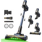 Vexilar v12 aspirateur balai sans fil, 50min50kpa450w aspirateur sans fil puissant, brosse pour sol amelioree, ...