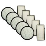 Vhbw lot de 10 filtres compatible avec rowenta compact power xxl animal ro3172ea aspirateur - filtre ...