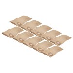 Vhbw 100x sacs compatible avec parkside (lidl) pnzs 38, pnts 35 / 5 aspirateur - 30cm x 17, 5cm marron ...