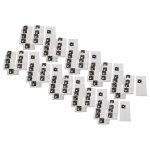 Vhbw 100x sacs remplacement pour rowenta zr 81 pour aspirateur - 40cm x 30cm blanc