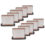 Vhbw lot de 10x filtres d'aspirateur compatible avec starmix isc l - 1625 / l - 1625 top, isc l - 1650 ...
