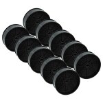 Vhbw 10x filtres � charbon actif compatible avec airlux hgd550, hgd550si, hgd55si, hgf524, hgf524m, hdg55bk, ...
