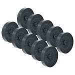 Vhbw 10x filtres � charbon actif compatible avec candy 49011522 hotte aspirante