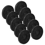 Vhbw 10x filtres � charbon actif compatible avec exquisit ubh20mi inox, ubh50, ubh50 - 2. 1alw, ubh20mw ...