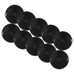 Vhbw 10x filtres � charbon actif compatible avec faure fhp637x hotte aspirante - 15 cm