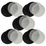 Vhbw 10x filtre � charbon actif, 10x filtre � graisses compatible avec moulinex t - 43, t - 41, t - 42 ...