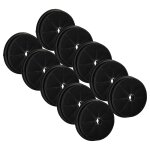 Vhbw 10x filtres � charbon actif compatible avec rosieres kl190x - 2, kiv90xt - 2, ks59poe, ks59pe, ks59aoe, ...