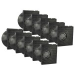 Vhbw 10x filtres  charbon actif compatible avec whirlpool akr 643, akr 692, akr 693, akr 690, akr 691 ...
