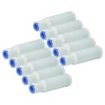 Vhbw 10x filtres � eau compatible avec krups quattro force ea82f8, ea82f810 machine � caf� automatique, ...