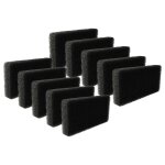 Vhbw 10x filtre mousse compatible avec gorenje sp10 / 320 d76sy2w, sp10 / 320 d76sy2b, sp10 / 320 d88464, ...