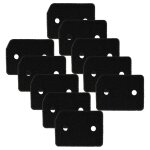 Vhbw 10x filtre mousse sche linge compatible avec miele tkb400 - 50, tkb350wp, tkb340wp, tkb300 - 50, ...